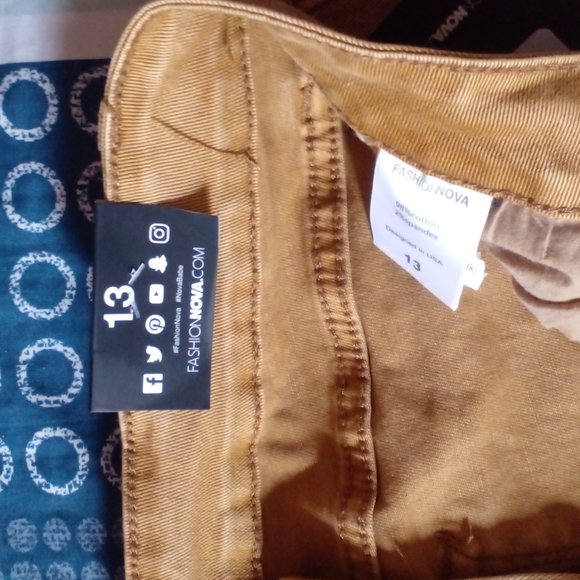 Camel denim Bermuda shorts - Picture 4 of 4
